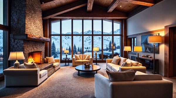 Options de luxe pour un appartement en location à Megève