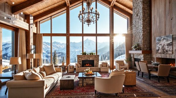 Options de luxe pour un appartement en location à Megève